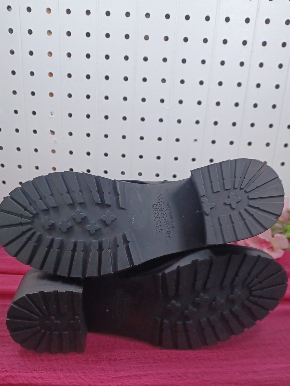Vintage Foundry Leather Moto Boots Nwob - image 7